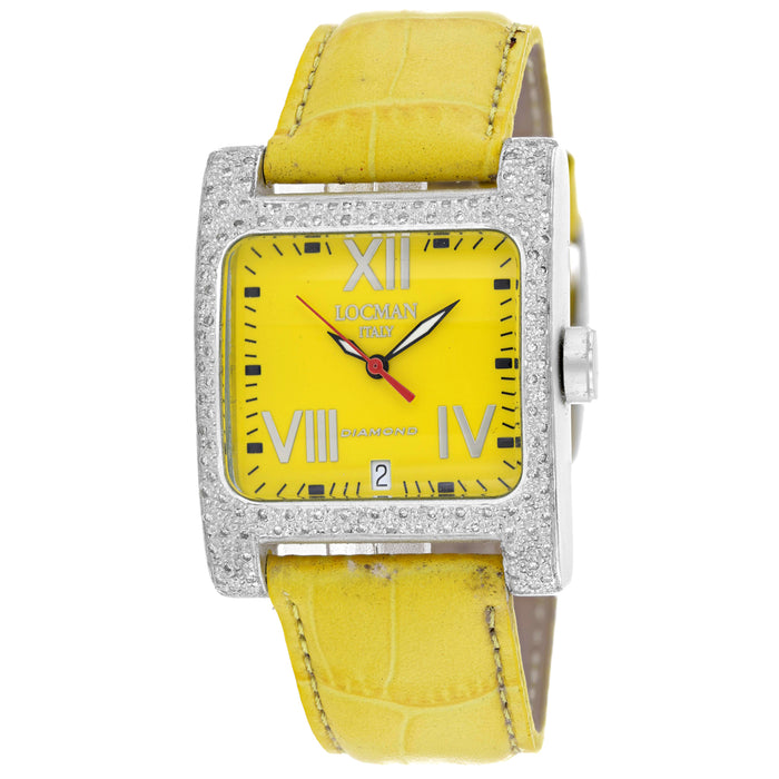 Locman Women's Classic Yellow Dial Watch - 431YLD/YL