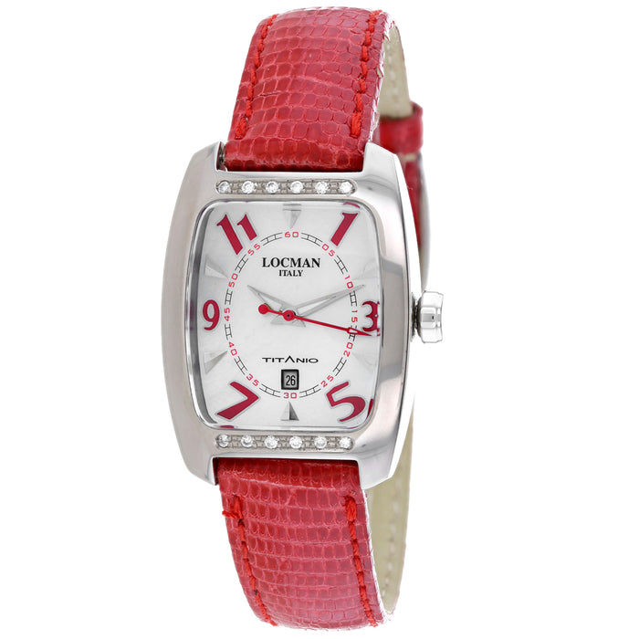 Locman Women's Classic White Dial Watch - 483F0MWF