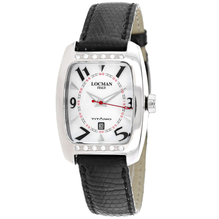 Locman Women's Classic White Dial Watch - 483F0MWN