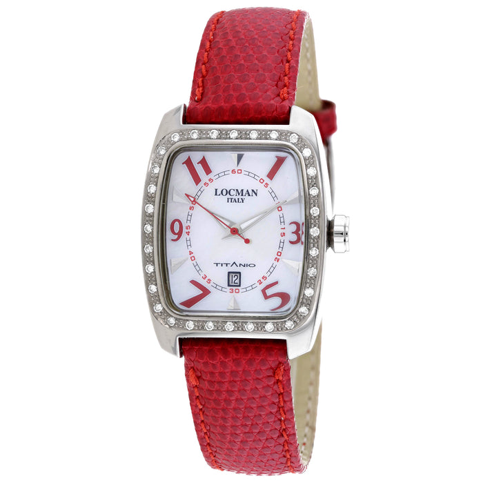 Locman Women's Titanio White Dial Watch - 483RMOPRD2D