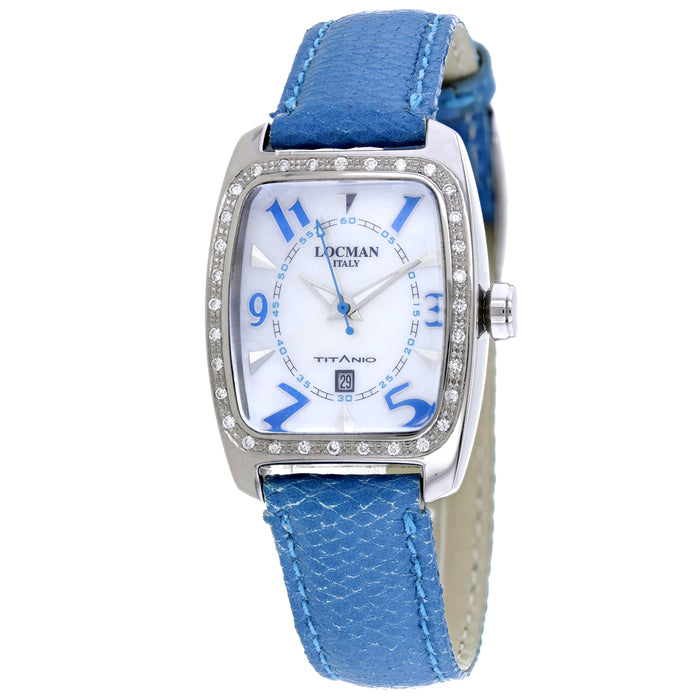 Locman Women's Titanio Mother of Pearl Dial Watch - 483RMOPSK2D/BK OS