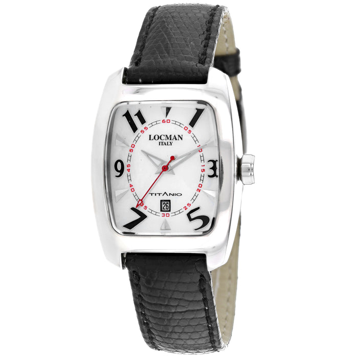 Locman Women's Classic White Dial Watch - 483WHNBK