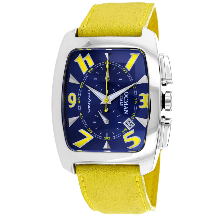 Locman Men's Classic Blue Dial Watch - 484BLNYL