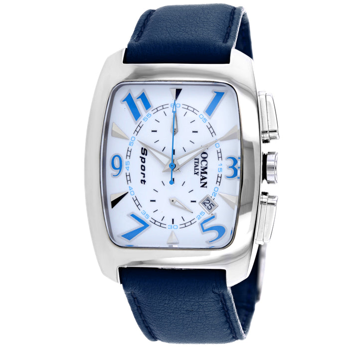 Locman Men's Classic White Dial Watch - 484WHNBL