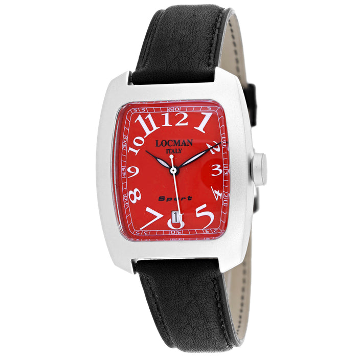 Locman Women's Classic Red Dial Watch - 488RD