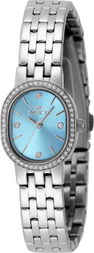 Invicta Women's Angel Light Blue, Silver Dial Watch - 49073