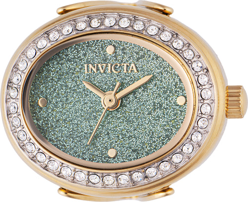 Invicta Women's Mini Ring Watch Green Dial Watch - 49602