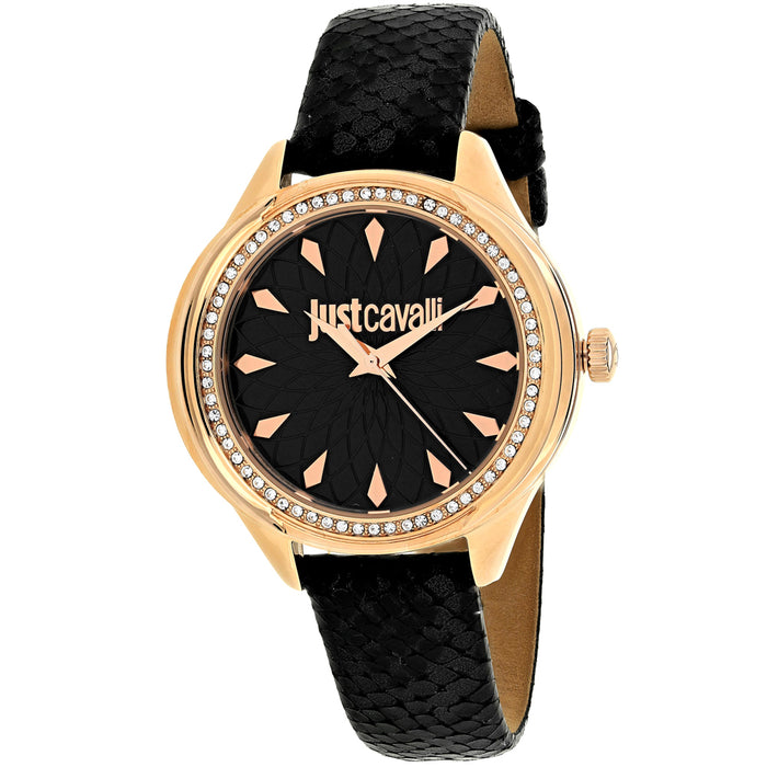 Just Cavalli Women's JC01 Black Dial Watch