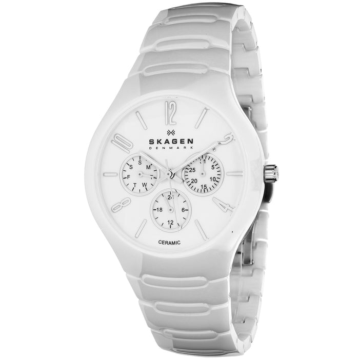 Skagen Women's Classic White Dial Watch - 817SXWC1