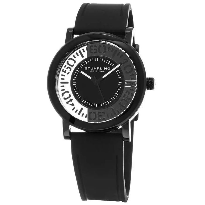 Stuhrling Men's Symphony Black Dial Watch - 830.03