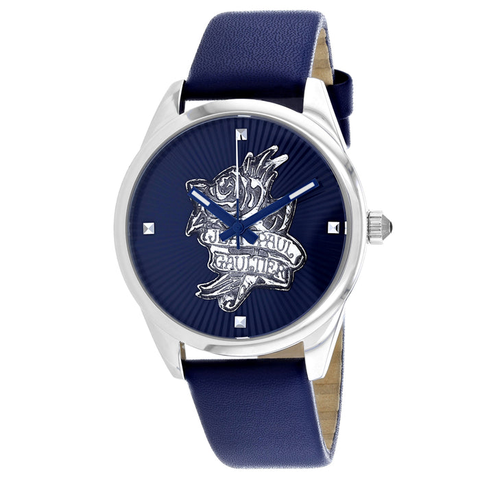 Jean Paul Gaultier Women's Navy Tatoo Blue Dial Watch - 8502413