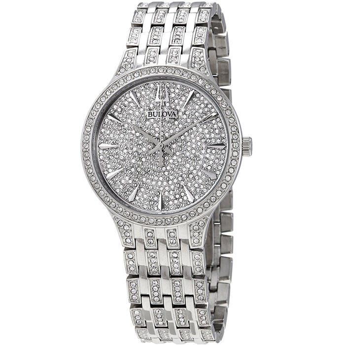 Bulova Men's Phantom Crystal Dial Watch - 96A226