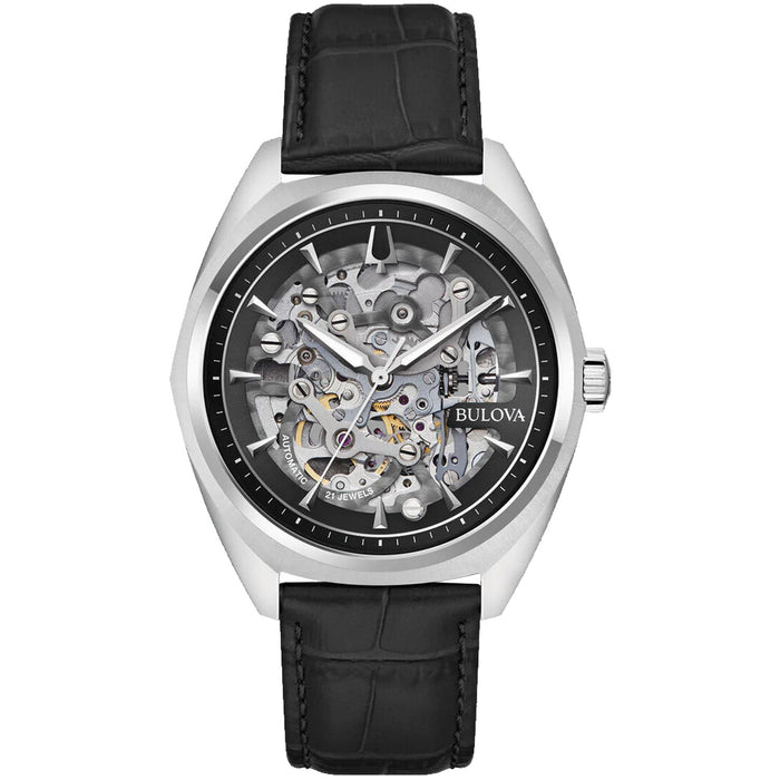 Bulova Men's Surveyor Black Dial Watch - 96A310