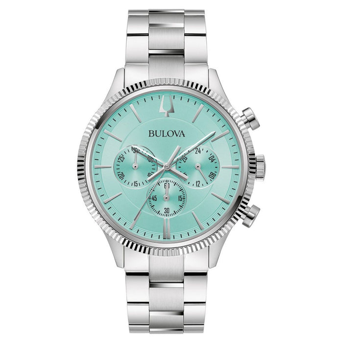 Bulova Men's Aqua Green Dial Watch - 96A323