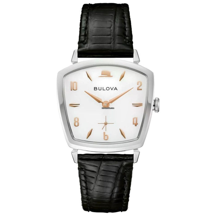 Bulova Men's Sinatra White Dial Watch - 96A337
