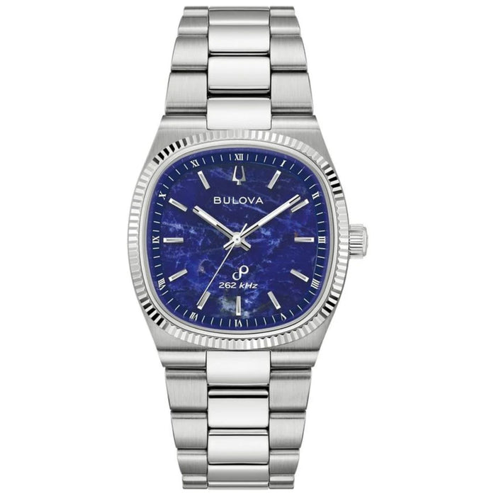Bulova Women's Super Seville Blue Dial Watch - 96A348