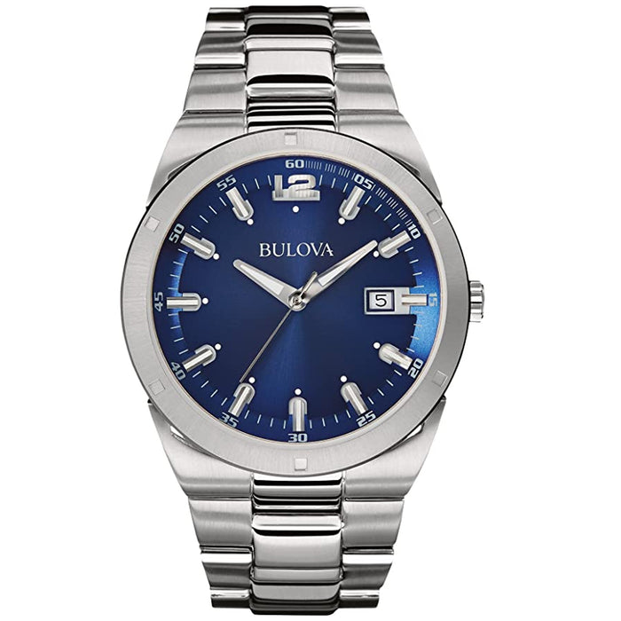 Bulova Men's Classic Blue Dial Watch - 96B220