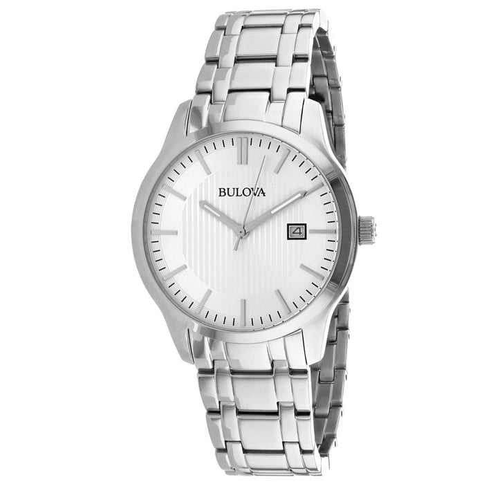 Bulova Men's Classic White Dial Watch - 96B245