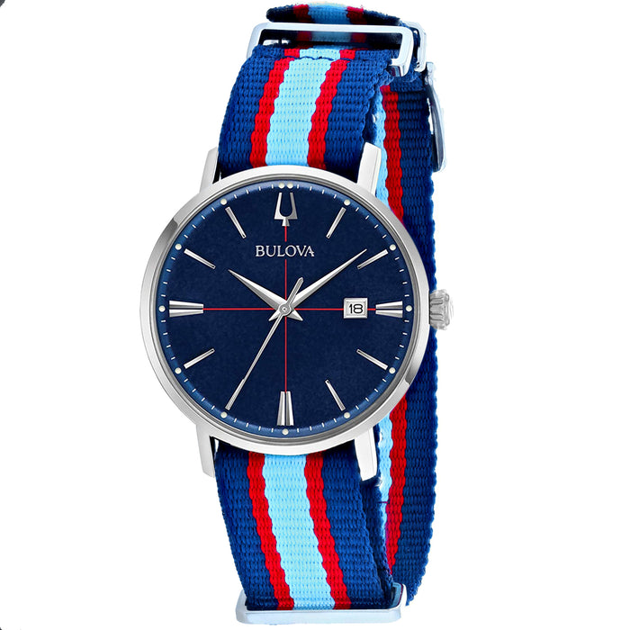 Bulova Men's Aerojet Blue Dial Watch - 96B315