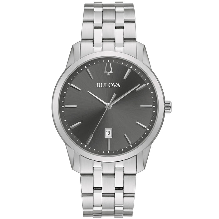 Bulova Men's Classic Grey Dial Watch - 96B341
