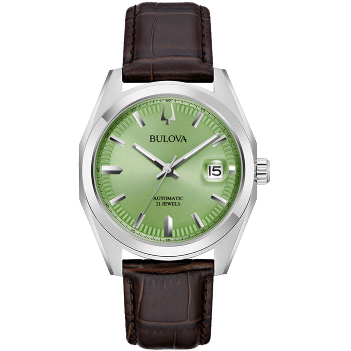 Bulova Men's Surveyor Green Dial Watch - 96B427