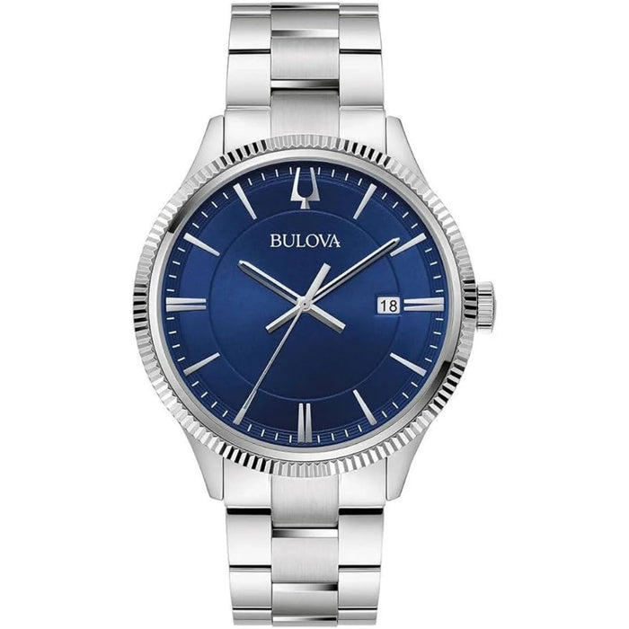 Bulova Men's Classic Blue Dial Watch - 96B452