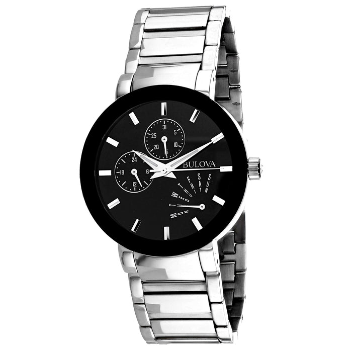 Bulova Men's Futuro Black Dial Watch - 96C105