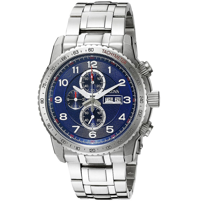 Bulova Men's Marine Star Blue Dial Watch - 96C121