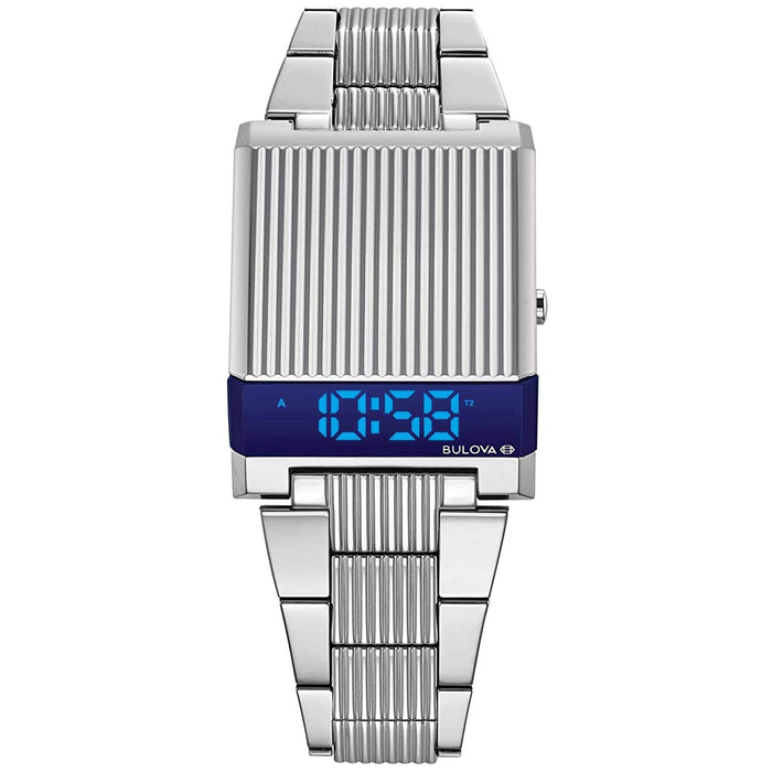 Bulova Men's Computron Blue Dial Watch - 96C139