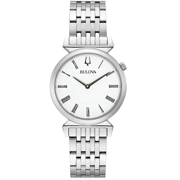 Bulova Women's Classic White Dial Watch - 96L275