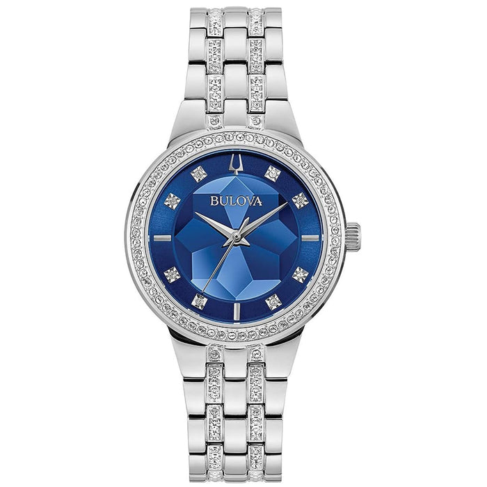 Bulova Women's Phantom Blue Dial Watch - 96L276