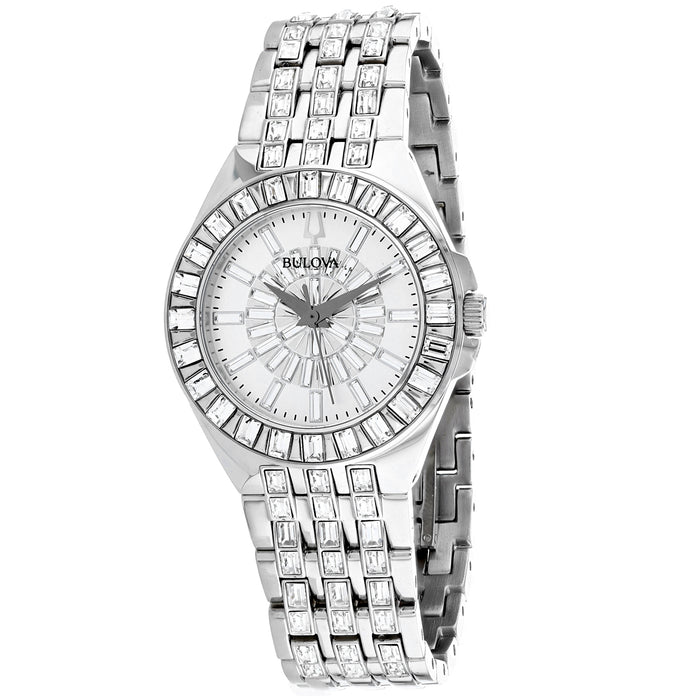 Bulova Women's Phantom Silver Dial Watch - 96L278