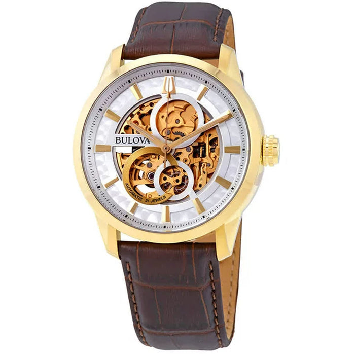 Bulova Men's Classic Gold Dial Watch - 97A138