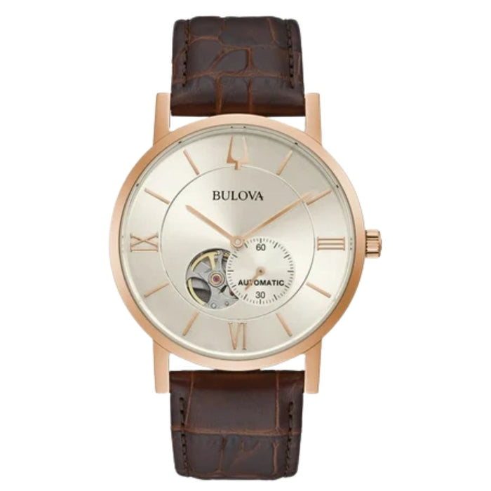 Bulova Men's Classic Brown Dial Watch - 97A150