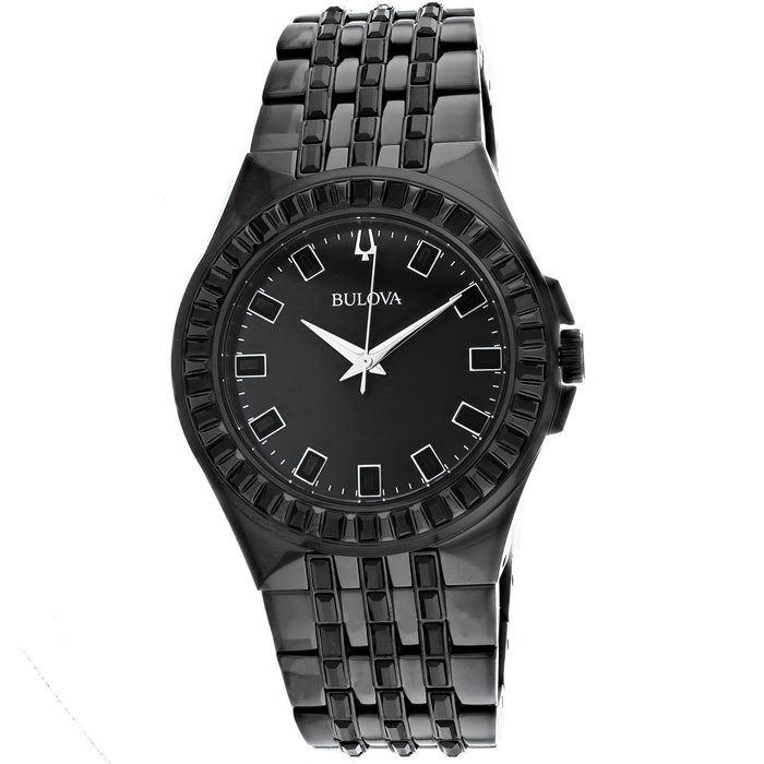 Bulova Men's Phantom Black Dial Watch - 98A240