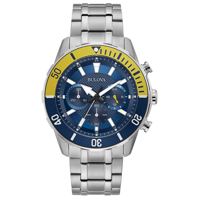 Bulova Men's Classic Blue Dial Watch - 98A245