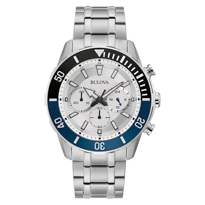 Bulova Men's Classic Silver Dial Watch - 98A257