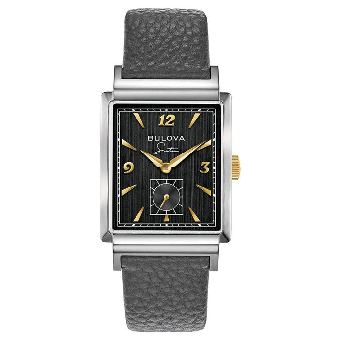 Bulova Men's Frank Black Dial Watch - 98A261