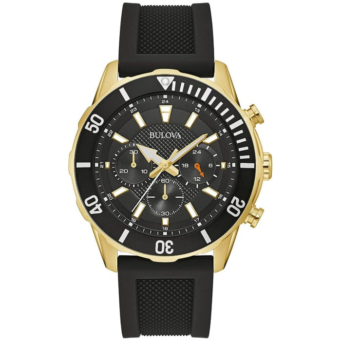 Bulova Men's Classic Black Dial Watch - 98A270
