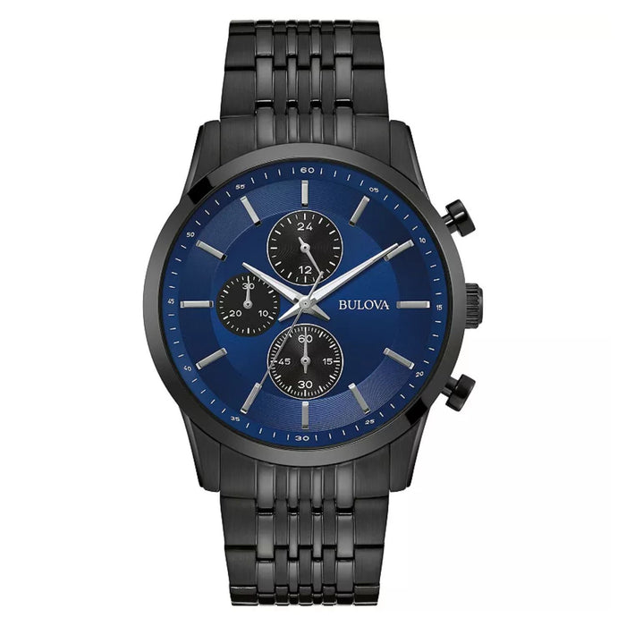 Bulova Men's Classic Blue Dial Watch - 98A300