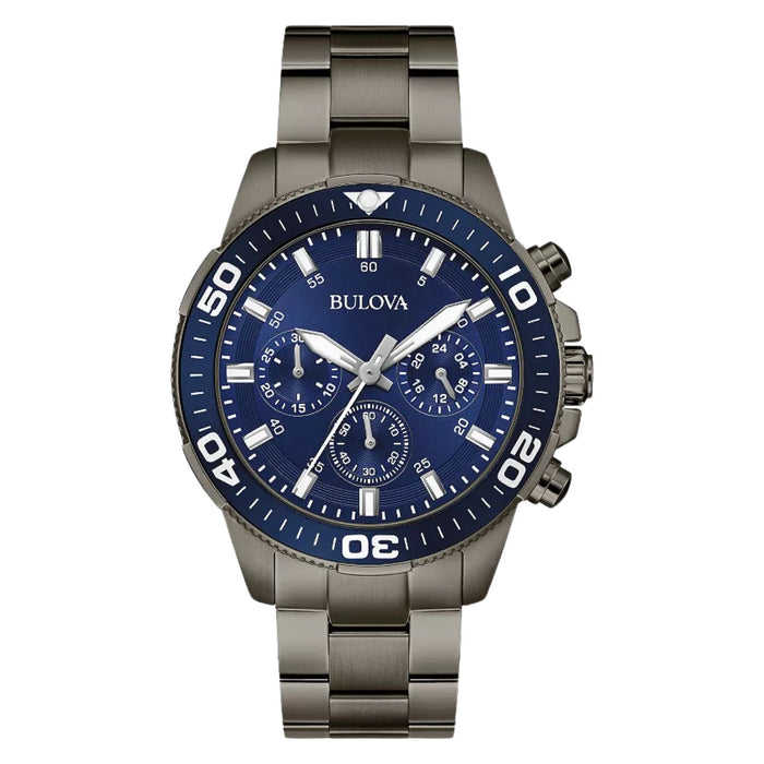 Bulova Men's Classic Blue Dial Watch - 98A314