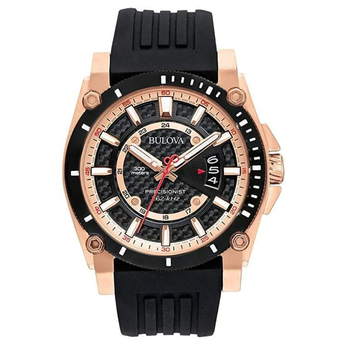 Bulova Men's Precisionist Black Dial Watch - 98B152