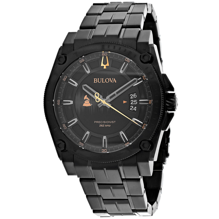 Bulova Men's GRAMMY Awards Special Edition Precisionist Black Dial Watch - 98B295