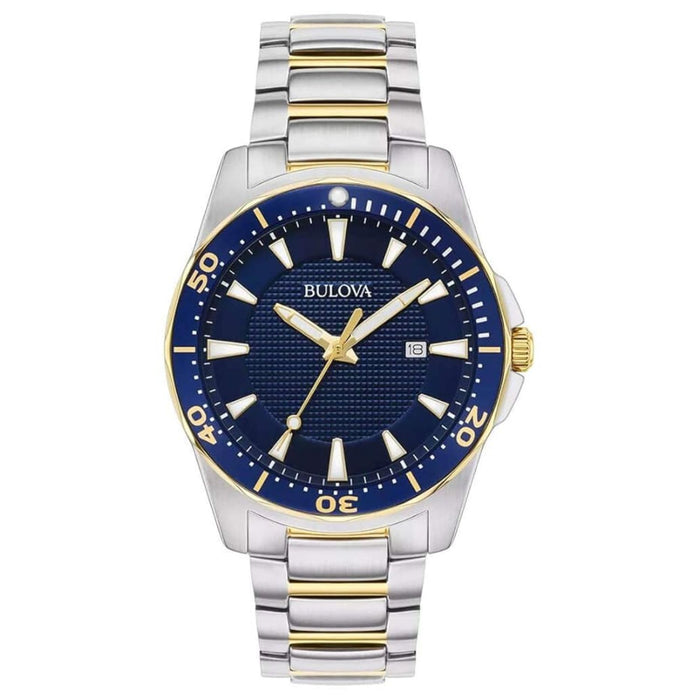 Bulova Men's Classic Blue Dial Watch - 98B329
