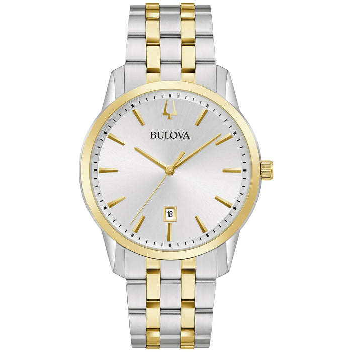 Bulova Men's Classic Silver Dial Watch - 98B385