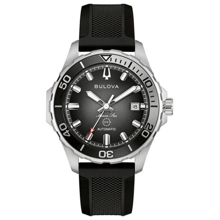Bulova Men's Marine Star Black Dial Watch - 98B465
