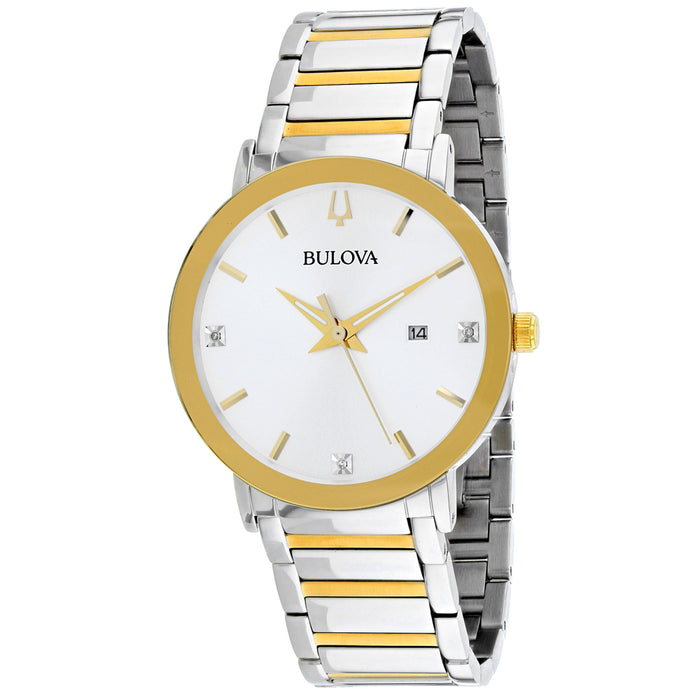 Bulova Men's Futuro Silver Dial Watch - 98D151