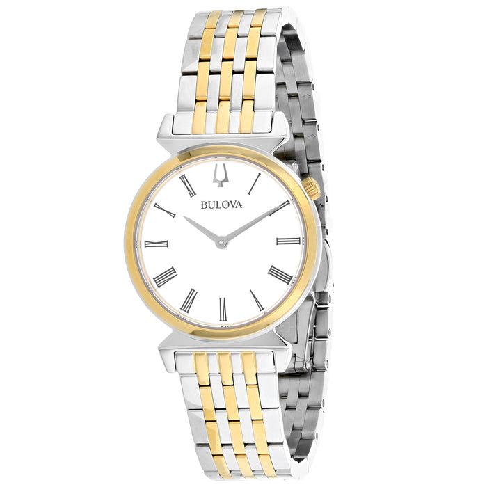 Bulova Women's Regatta White Dial Watch - 98L264