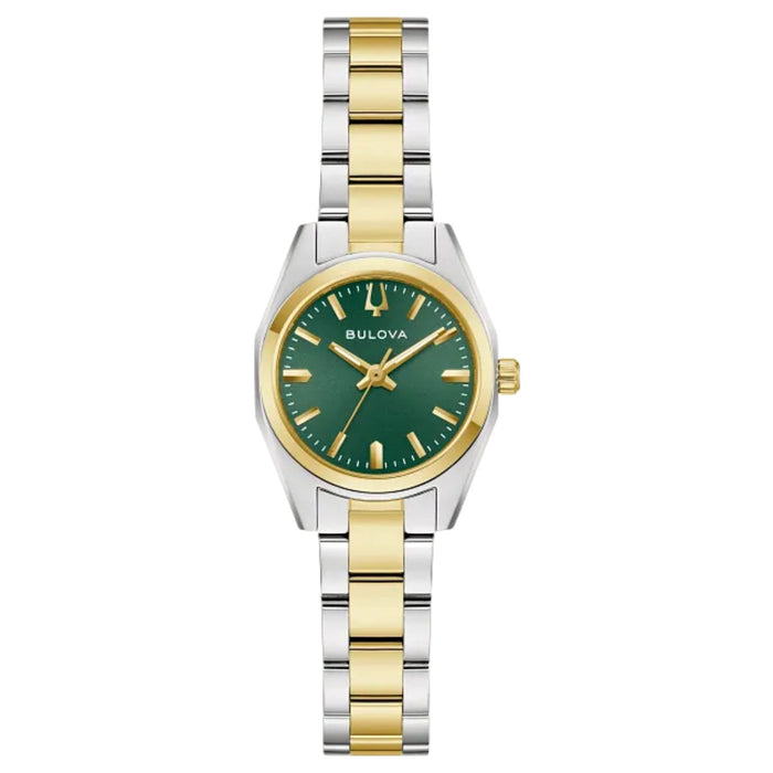 Bulova Women's Surveyor Green Dial Watch - 98L329