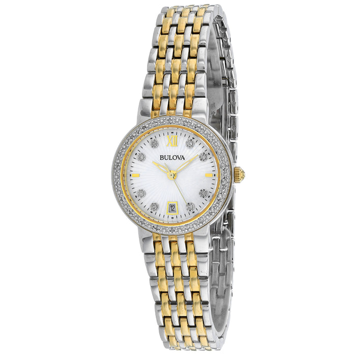 Bulova Women's Silver Dial Watch - 98R211